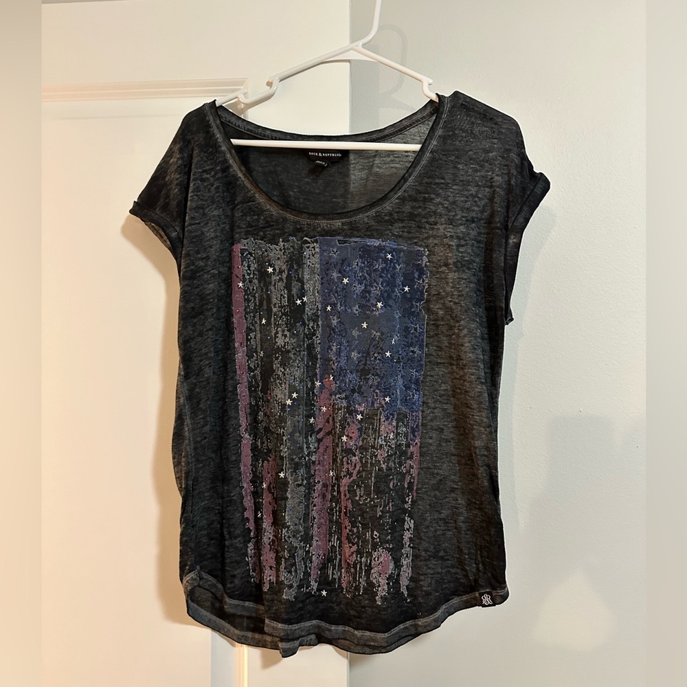 Rock and republic size large Americana top never worn